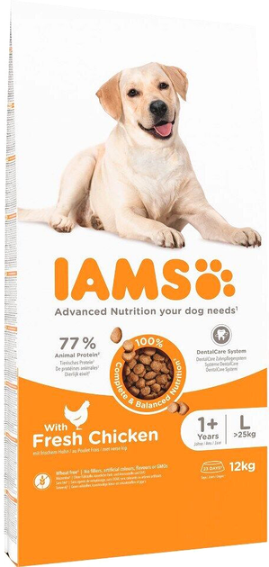 Сухий корм для собак Iams Vitality Adult Large 12 kg (8710255128146) - зображення 1