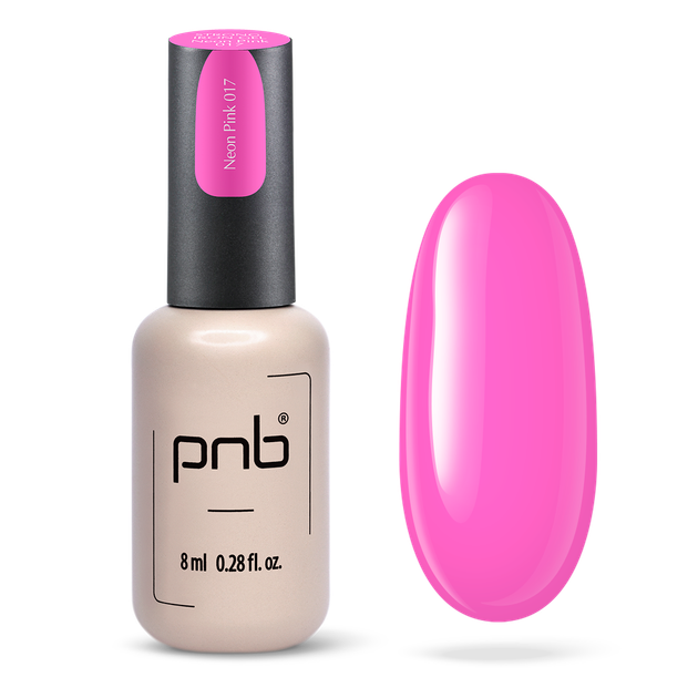 Моделюючий гель для нігтів PNB Strong Iron Gel Neon Pink 8 мл - Фото 1 Моделюючий гель для нігтів PNB Strong Iron Gel Neon Pink 8 мл - изображение 1