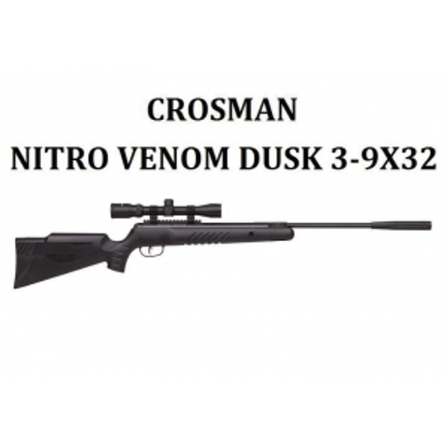 Гвинтівка Crosman Nitro Venom Dusk 3-9x32 - зображення 1