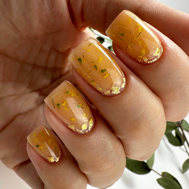 Моделюючий гель для нігтів PNB UV/LED Flower Gel Marigold Mist 5 мл - зображення 5