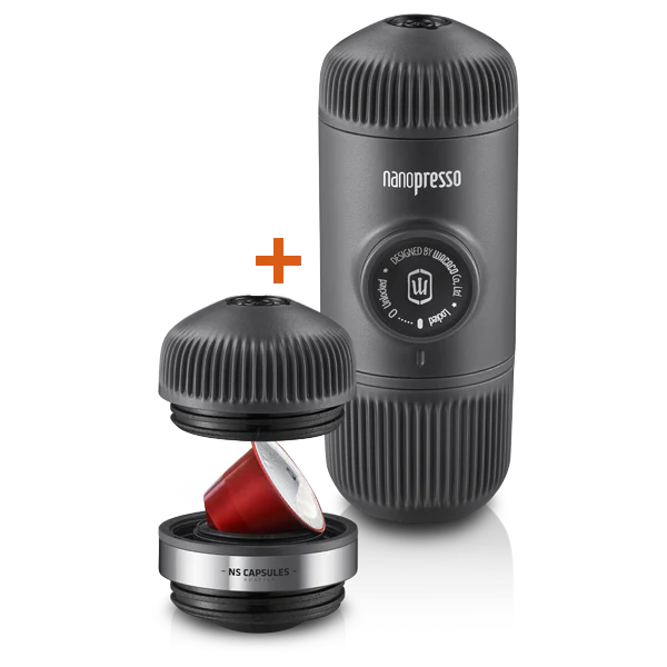 Wacaco Nanopresso + NS адаптер - ручна портативна кавоварка Nespresso - Фото 2 Wacaco Nanopresso + NS адаптер - ручна портативна кавоварка Nespresso - зображення 2