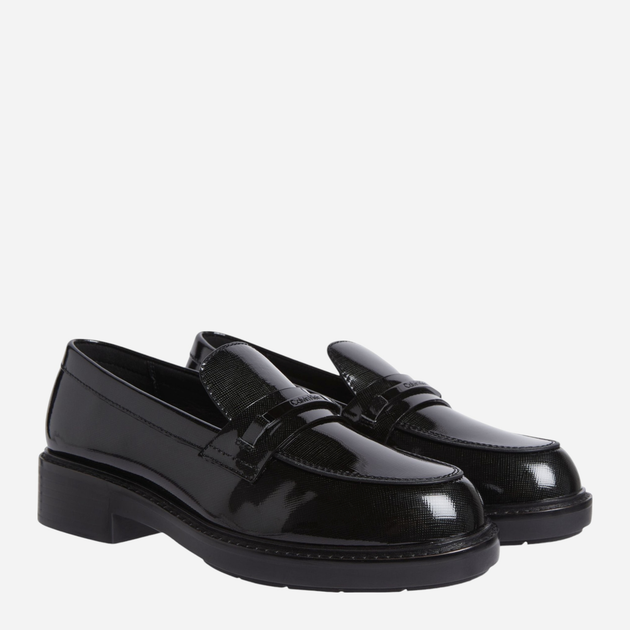 Loafersy damskie skórzane Calvin Klein HW0HW02076BEH 37 Czarne (8720639184651) - obraz 2