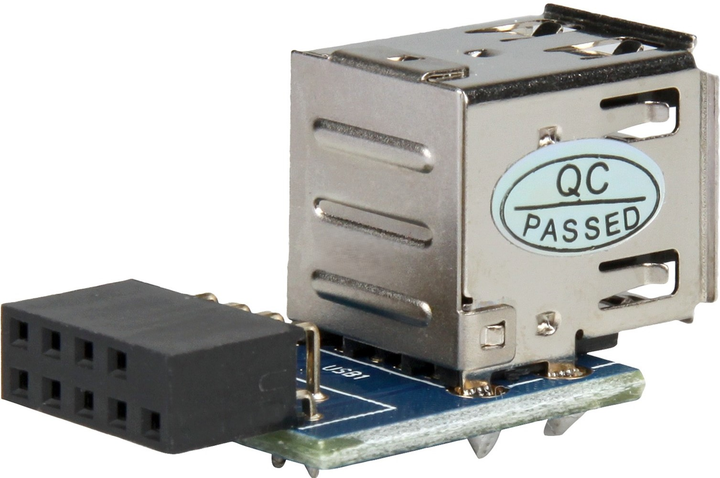 Adapter Delock 9 Pin - 2x USB-A 2.0 (4043619418251) - obraz 3