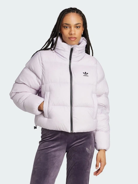 Пуховик зимний короткий женский Adidas Originals Regen Down Puff