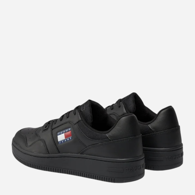 Sneakersy męskie Tommy Jeans EM0EM01395BDS 46 Czarne (8720646063222) - obraz 4