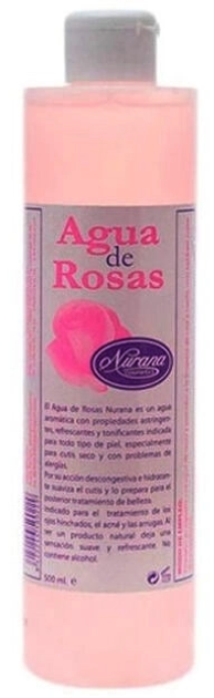 Тонік для обличчя Nurana Rose Water очищувальний 500 мл (8422246500229) - зображення 1