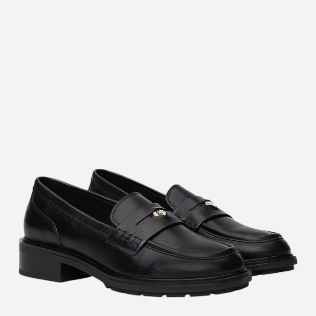 Loafersy damskie skórzane Tommy Hilfiger FW0FW08029BDS 41 Czarne (8720637133040) - obraz 2