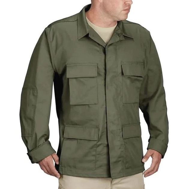 Китель Helikon-Tex BDU - PolyCotton Ripstop Олива XL (H41130-02/XLR) - изображение 2