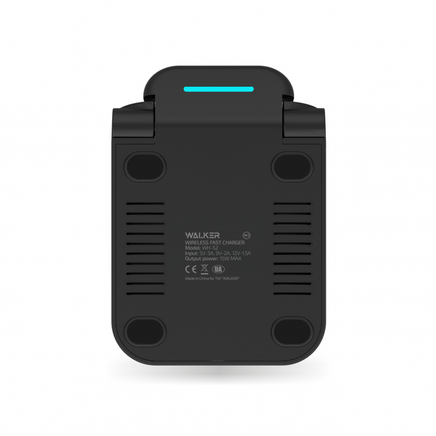Беспроводное зарядное устройство WALKER WH-52 15W black - изображение 12