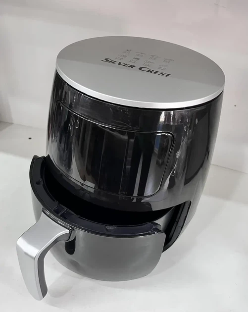 Аэро-фритюрница цифровая безмаслянная фритюрница 6 литров SILVER CREST S-18 2400W - Фото 8 Аэро-фритюрница цифровая безмаслянная фритюрница 6 литров SILVER CREST S-18 2400W - изображение 8