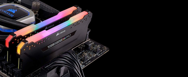 Pamięć RAM Corsair DDR4-2933 32768MB PC4-23400 (Kit of 2x16384) Vengeance RGB Pro Black (CMW32GX4M2Z2933C16) - obraz 4