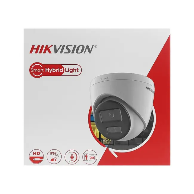 Купольная Smart Hybrid Light IP камера с микрофоном Hikvision DS-2CD1323G2-LIUF, 2Мп - изображение 7