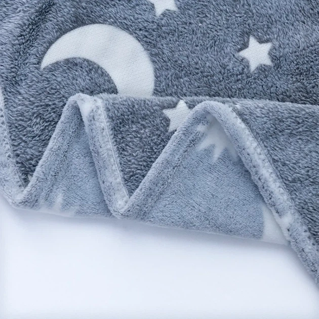 Теплий плед, що світиться Magic Blanket Ковдра для дітей та підлітків (100x150см) Сірий - Фото 4 Теплий плед, що світиться Magic Blanket Ковдра для дітей та підлітків (100x150см) Сірий - зображення 4
