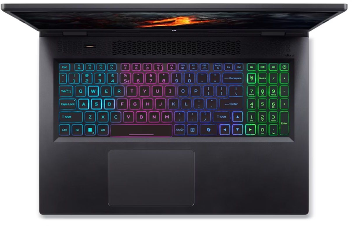Ноутбук Acer Nitro 17 AN17-42 17.3' FHD IPS, AMD R7-8845HS, 16GB, F1TB, NVD4050-6, Lin, чорний (NH.QSEEU.002) - Фото 5 Ноутбук Acer Nitro 17 AN17-42 17.3' FHD IPS, AMD R7-8845HS, 16GB, F1TB, NVD4050-6, Lin, чорний (NH.QSEEU.002) - изображение 5