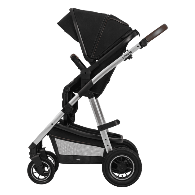 Універсальний візочок 2 в 1 Lionelo AMBER BLACK SILVER - зображення 2