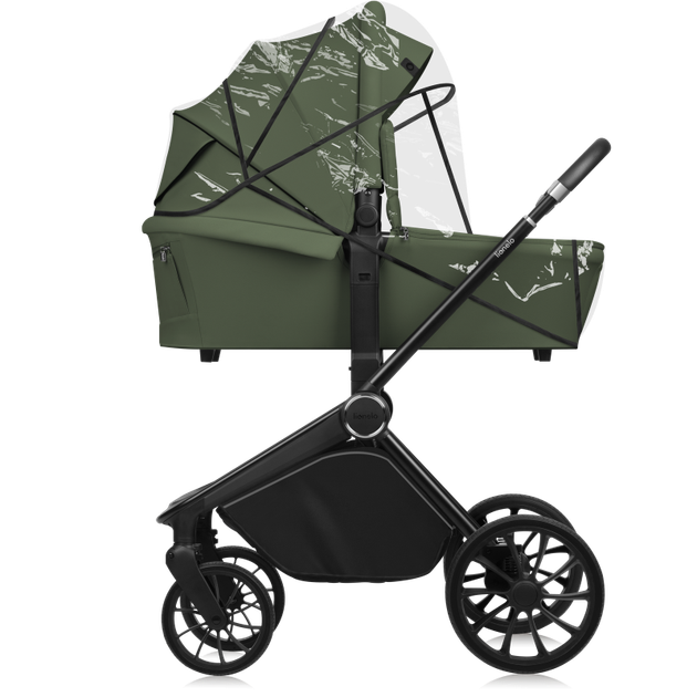 Универсальная коляска 2 в 1 Lionelo MIKA PLUS 2IN1 GREEN OLIVE - изображение 5
