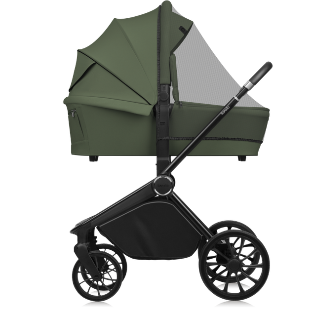 Универсальная коляска 2 в 1 Lionelo MIKA PLUS 2IN1 GREEN OLIVE - изображение 6