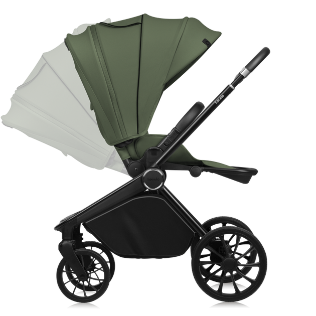 Универсальная коляска 2 в 1 Lionelo MIKA PLUS 2IN1 GREEN OLIVE - изображение 10