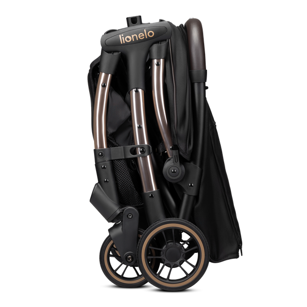 Прогулочная коляска Lionelo JULIE ONE BLACK GOLD - изображение 4