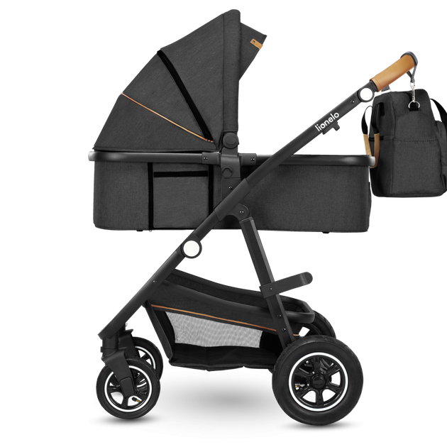 Универсальная коляска 2 в 1 Lionelo AMBER GREY GRAPHITE - изображение 4