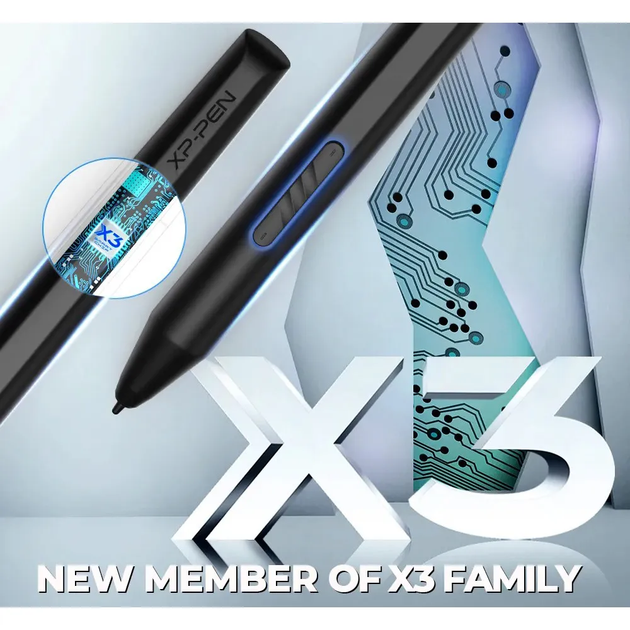 Графический дисплей XP-Pen Artist 13 (Gen 2) Диагональ 13,3 дюйма Рабочая область 293.76 x 165.24 мм Черный - изображение 4
