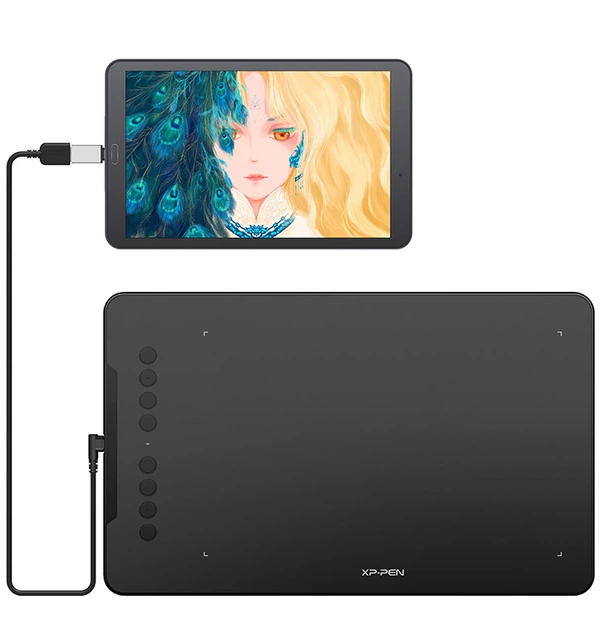 XP-Pen Deco 01 V3 ペンタブレット本体 Графический планшет XP-Pen Deco 01 V3 Рабочая область 10 液タブ・ペンタブ