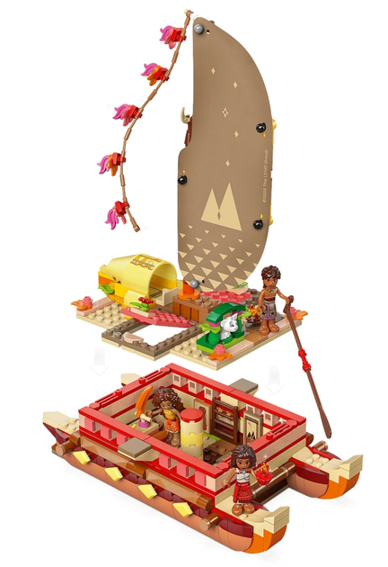 Zestaw klocków LEGO Disney Princess Kajakowa przygoda Vaiany 529 elementow (43270) - obraz 5