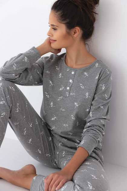 Хлопковая женская пижама с длинным рукавом Sensis Nephele-К XL - Фото 6 Хлопковая женская пижама с длинным рукавом Sensis Nephele-К XL - изображение 6