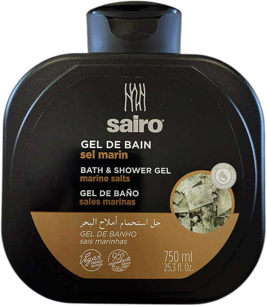 Акція на Гель для ванни та душу Sairo Bath&Shower Gel Marine Salts 750 мл від Rozetka