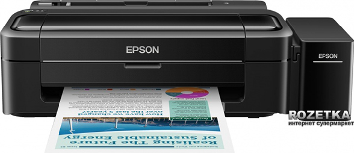 Принтер epson l312 мигает капля и бумага как сбросить