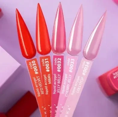 Акригель жидкий DNKa Liquid Acrygel №0033 Cheryy Jelly 12 мл - изображение 2