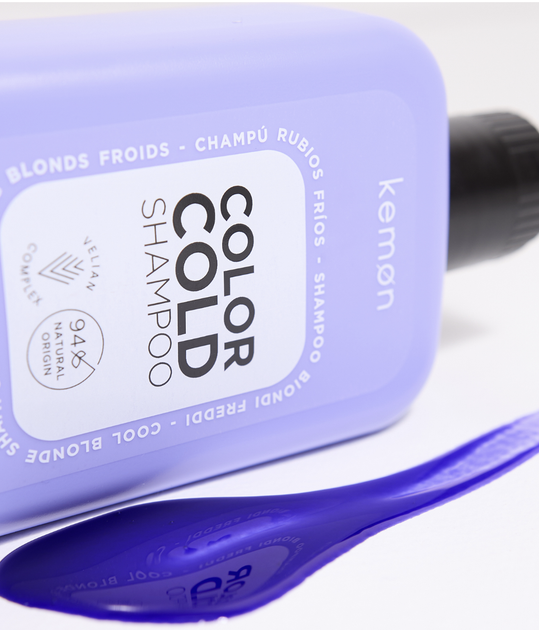 Шампунь для поддержания холодного блонда Kemon Haircare Color Cold Shampoo 250 мл - Фото 2 Шампунь для поддержания холодного блонда Kemon Haircare Color Cold Shampoo 250 мл - изображение 2