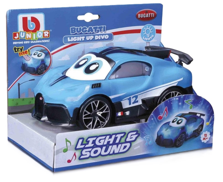 Samochód BB Junior Bugatti Light Up Divo (4893998812085) - obraz 1