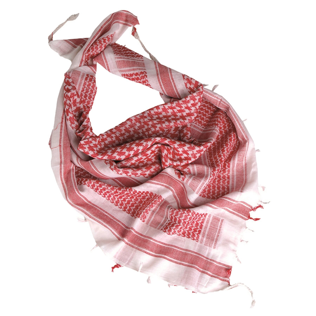 Шарф арафатка (Шемаг) SHEMAGH SCARF WHITE/RED Білий/Червоний - зображення 1