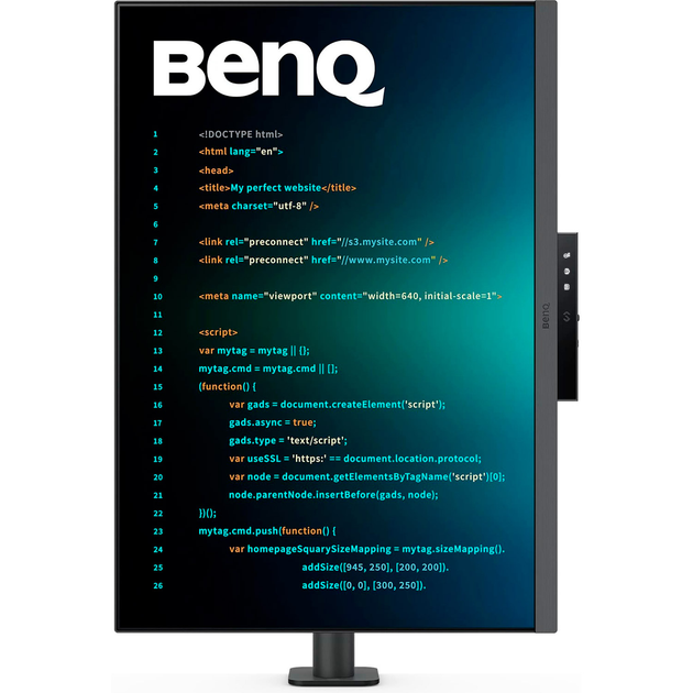 Монитор TFT 27" BenQ RD280UA METALLIC GREY 3840х2560/ 60 Гц/ 5 мс (9H.LM2LJ.TBE) - изображение 1