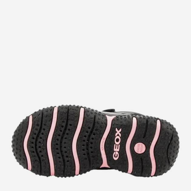 Дитячі зимові черевики для дівчинки Geox Sneakers B16H1A054FU-C0618 22 Чорні (8050036400451) - зображення 4