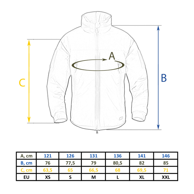 Куртка зимняя Helikon-Tex Level 7 Climashield® Apex 100g Black 3XL - изображение 2