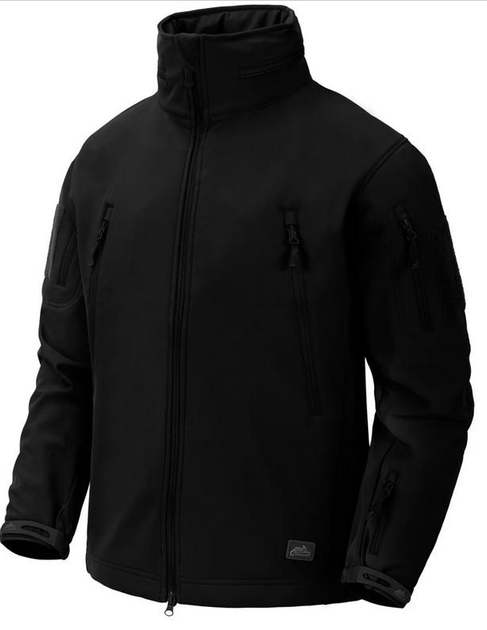 Куртка демісезонна Helikon-Tex Gunfighter Jacket - Shark Skin Windblocker Black Темно-синій M\R M\R - зображення 1