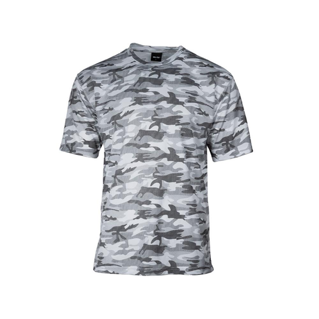 Футболка Mil-Tec MESH T-SHIRT URBAN Белая ночь S - изображение 1