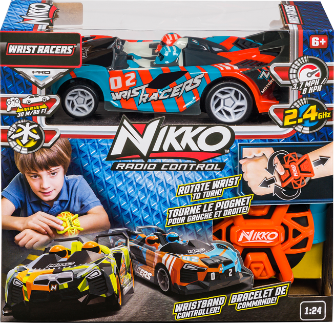 Машинка на радіокеруванні Nikko Wrist Racers Graphic Red з пультом управління на зап'ясті (10291) - зображення 13