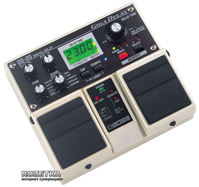 Двойная педаль эффектов Boss DD-20 Giga Delay – фото, отзывы