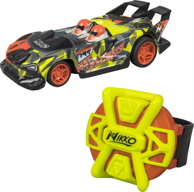 Машинка на радіокеруванні Nikko Wrist Racers Neon Camo Green з пультом керування на зап'ясті (10292) - зображення 2