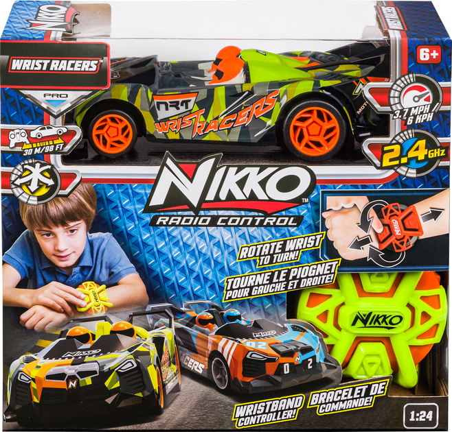 Машинка на радіокеруванні Nikko Wrist Racers Neon Camo Green з пультом керування на зап'ясті (10292) - зображення 14
