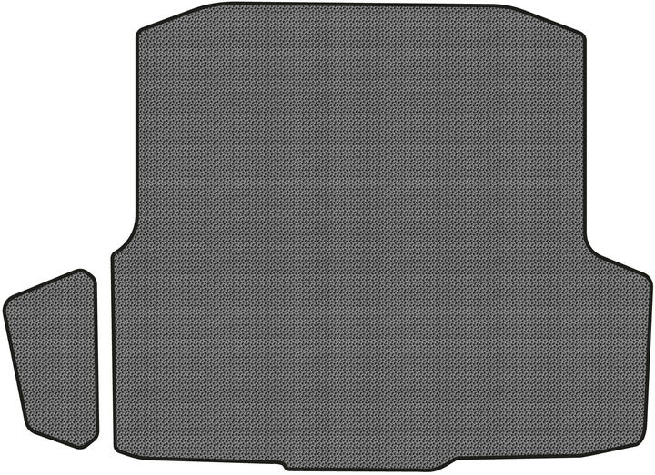 Акція на Автокилимок EVAtech в багажник авто для Octavia A7 AT Skoda 2013-2020 3 покоління Combi EU 2 шт Чорні від Rozetka