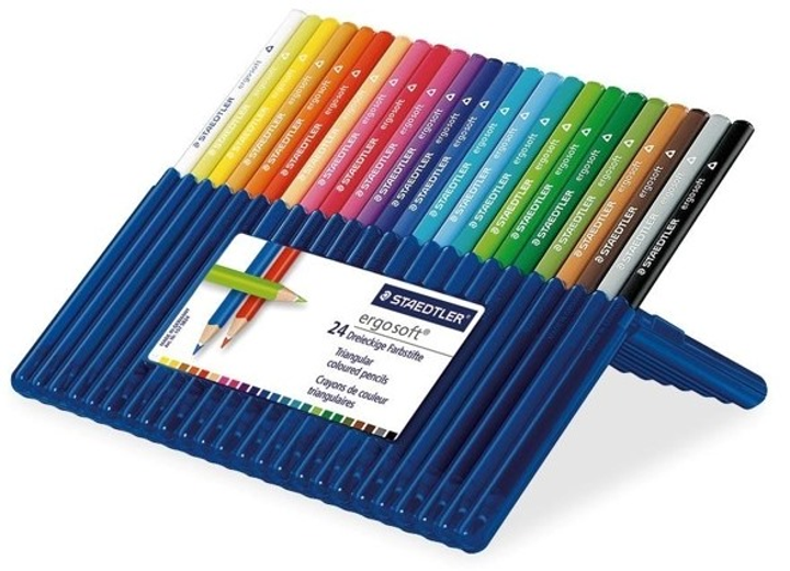 Kolorowe olówki Staedtler Ergosoft 24 szt (4007817157107) - obraz 1