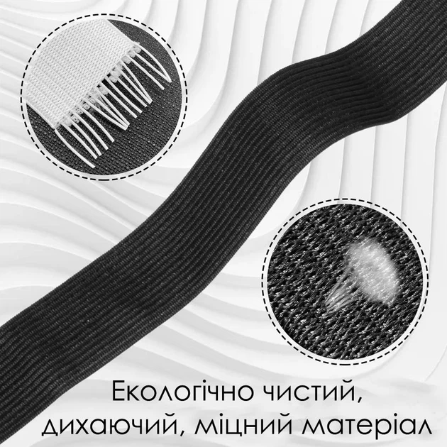 Резинка Peri швейная 20мм (40м/рулон) Черный (6560) - изображение 2