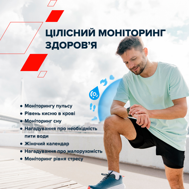 Смарт-часы Canyon Chatter SW-58 BT-CALL Silver Red (CNS-SW58RR) - изображение 7