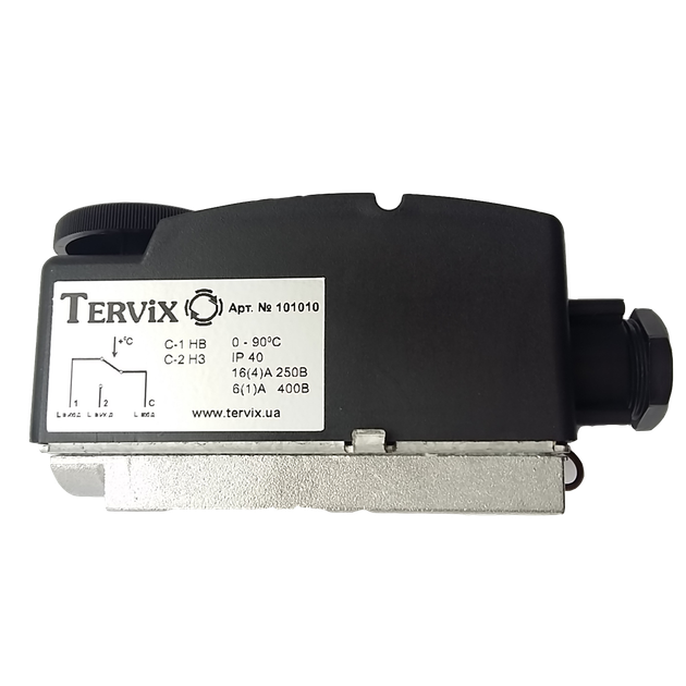 Термостат накладной Tervix Pro Line черный, с термопастой 101010 - изображение 3