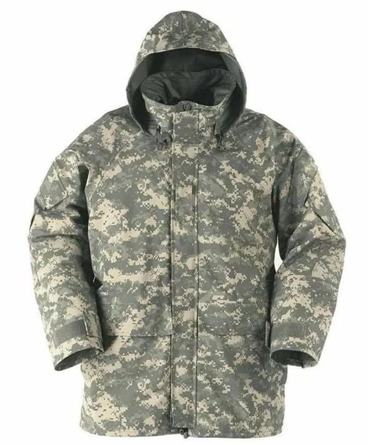 Универсальная куртка парка армии США ECWCS Generation II Gore-Tex ACU Pattern размер Small Regular Пиксель - изображение 2