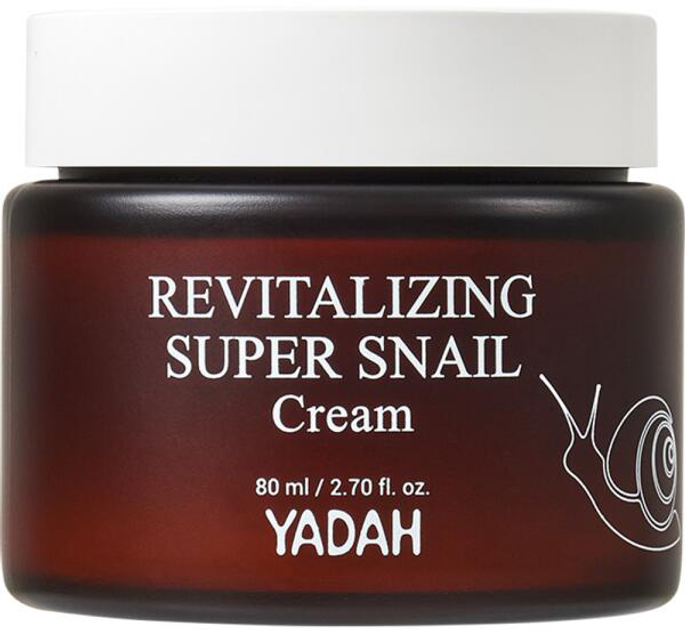 Krem do twarzy Yadah Revitalizing Super Snail ze śluzem ślimaka 80 ml (8809340385936) - obraz 1